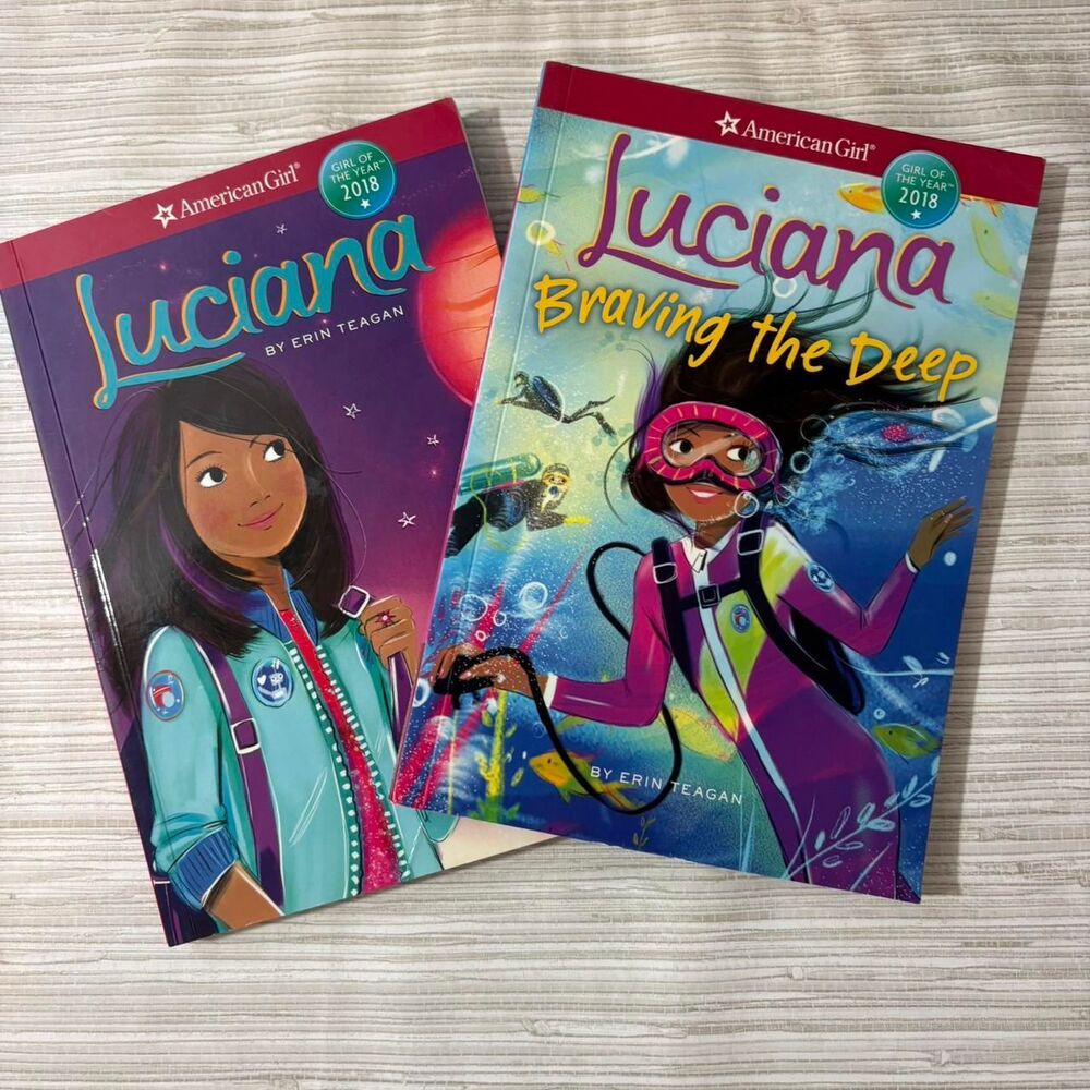 AMERICAN GIRL Luciana book set paperback EUC